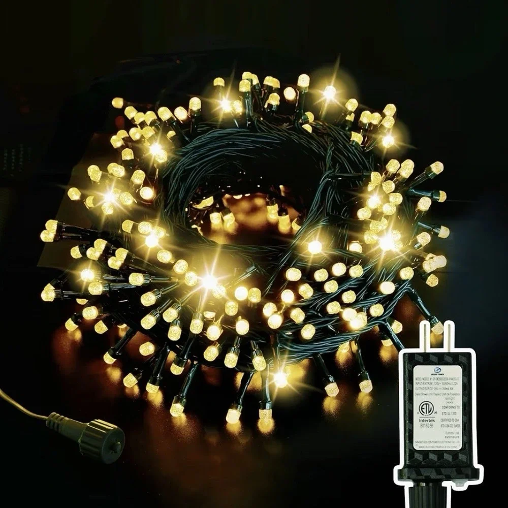 ULG Bubble LED String Lights 200/300‎ LED Warm White Indoor Outdoor Decor